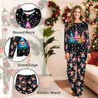 Artsadd Personalized Pajamas with Faces for Women Men Custom Christmas Pajamas Gifts for Family Couple, Funny Photo Pjs