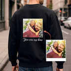 Easycosy Custom Sweatshirt for Couples Men Women, Personalized Hoodies Valentine's Day Gift Matching Sweater for Him Her