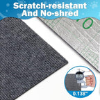 ENONCI Anti Scratch Pads for Cats, Furniture Protector for Couch Corners - 78.7x15.8 Inch Cat Scratching Mat, Replaceable Climbing Wall Scratcher