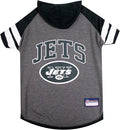 Pets First NFL New York Jets Hoodie for Dogs & Cats. | NFL Football Licensed Dog Hoody Tee Shirt, Small| Sports Hoody T-Shirt for Pets | Licensed Sporty Dog Shirt
