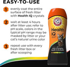ARM & Hammer Health IQ Cat Litter Additive, with Color Changing Health Indicators, Works with Most Litter, 10 oz