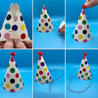 CBM Dog Party Hat Set - Dog Birthday Hats and Crowns - 11pcs