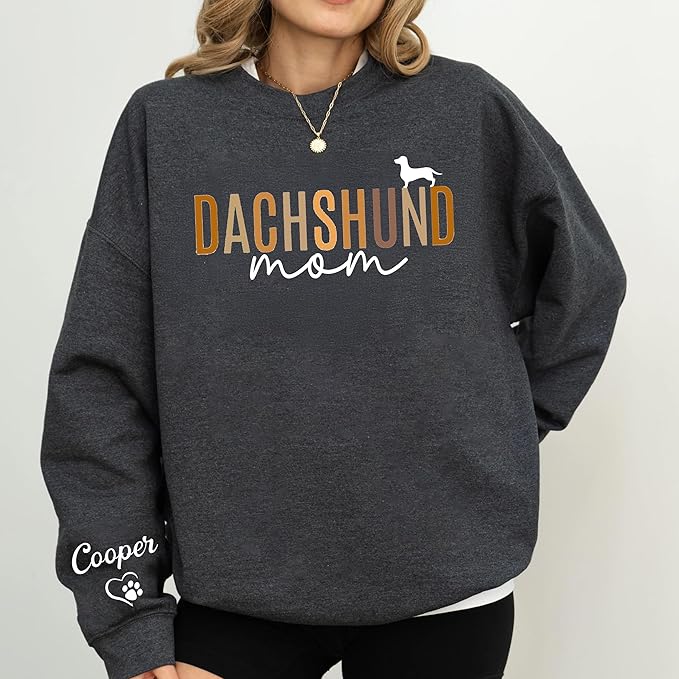 Personalized Dog Sweatshirt for Pet Lovers, Custom Name Crewneck, Cozy Gift for Dog Owners
