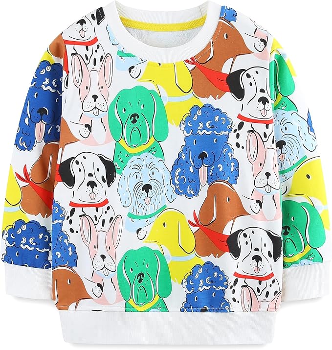 Bumeex Toddler Girl Sweatshirt Clothes Outfit,Cotton Crewneck Christmas Clothing