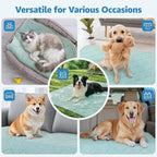 LOOBANI Dog Cooling Mat for Large Dogs - Dog Cooling Pad for Summer with Anti-Slip Bottom, Washable Cool Mat for Dogs, Cats, Indoor & Outdoor Use, Bed, Couch, Crate, and Kennels
