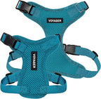 Voyager Step-in Pet Harness - All Weather Mesh, Adjustable Step in Harness for Cats and Dogs by Best Pet Supplies - Turquoise, S