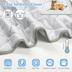 Dog Cooling Mat, Cat Self Cool Ice Pads,Lightweight Pet Pad Blanket Bed Cover,Puppies Summer Cool Tech Fabric,Washable Dog Sleeping Mat for Home & Outdoor,Keep Cooling for Pets