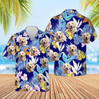 DILYPOD Custom Hawaiian Shirt with Face, Personalized Button Down Hawaiian Shirts for Men, Women, Photo Hawaiians Shirt