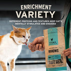 Vital Essentials Freeze Dried Cat Treats | Rabbit Bites, Single Protein | Premium Quality | Grain Free, Crunchy Cat Treats, 0.9 oz Bag