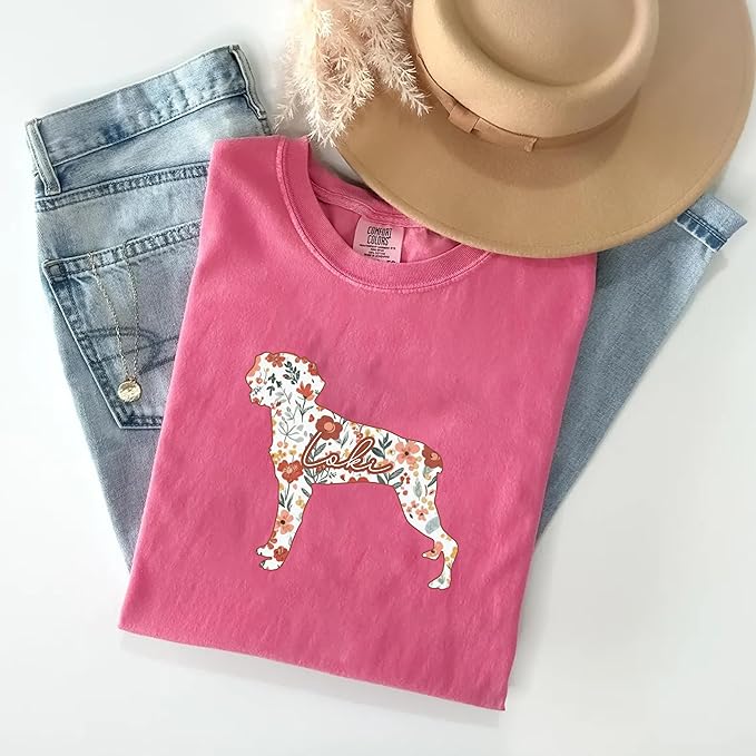 Brittany Dog Lover Personalized Sweatshirt, Custom Name Floral Pet Owner Apparel, Cozy Breed Outfit, Unique Gift for Dog Parents and Pet Lovers, Gift for Birthdays Surprise