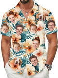 Custom Hawaiian Shirt with Face for Men Women Youth Kid, Personalized Hawaiian Shirts with Face Logo Photo Picture