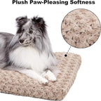 MidWest Homes for Pets XXS QuietTime Deluxe Mocha Ombré Swirl Plush Pet Bed, Machine Washable, Non-Skid Bottom, Soft Crate Mat for 18-inch Crates