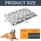Dog Bed Mat - Comfortable Kennel Pad, Multi-Purpose Crate Bed for Dogs & Cats, Soft Support