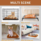 NAMOTEK Self-Warming Cat Bed Indoor/Outdoor Super Soft Self Heating Pet Mat Washable Thermal Pad for Cat & Dog 35x23 inch
