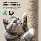 SVD.PET Cat Scratching Post Replacement, 17” x 2.95” Jute Rope Cat Tree/Tower Replacement Post, Refill Scratcher Posts with M8 Screws for DIY Cat Scratcher (2PCS)