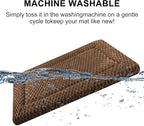 Dog Bed Mat,Reversible & Ultra Soft Kennel Pad-Machine Washable Pet Bed for Dogs & Cats-All-Weather Crate Liner for Crates,Carriers & Travel (Dark Brown, 35" L x 23" W x 1.5" Th)