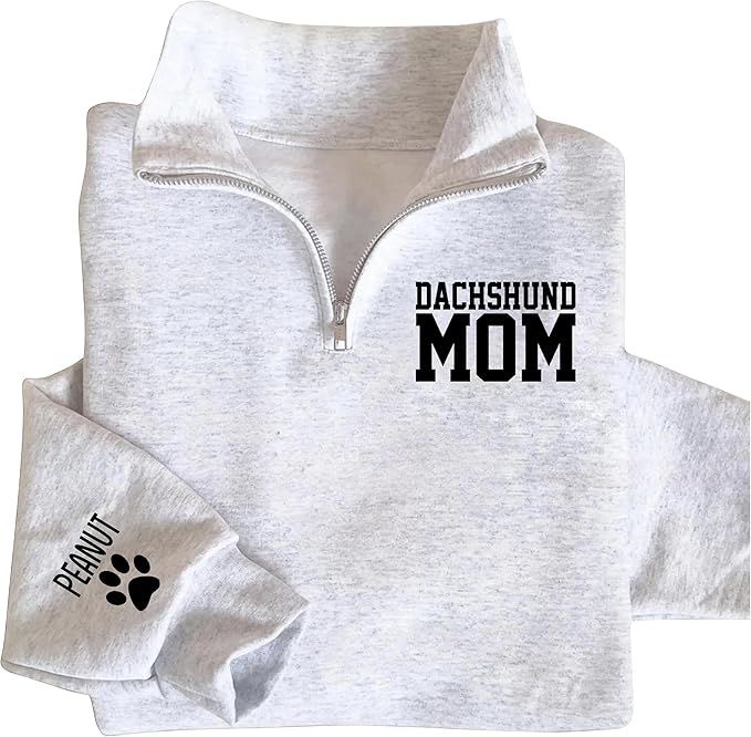 UrbanNEST Custom Dog Mom Sweatshirt, Cute & Cozy Gift for Dog Lovers, Perfect for Pet Moms