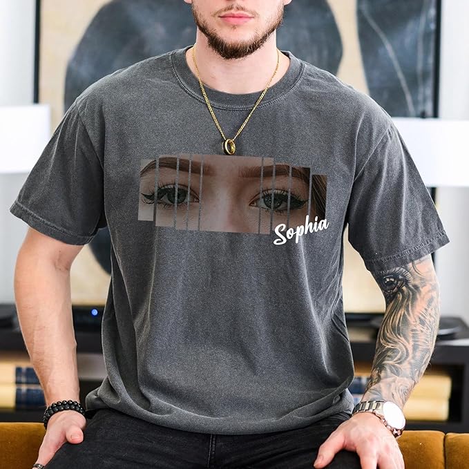 NAZENTI Custom Valentine Shirt Gifts for Boyfriend, Customized Bootleg Rap Tee