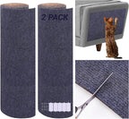 2 Pack Cat Scratch Furniture Protector Trimmable DIY Climbing Scratching for Indoor Couch Protector from Cat Claws, Walls and Tower Replacement (Grey, 15.7'' x 39.3'')