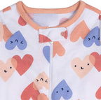 Onesies Brand Baby Girls' 4-pack Sleep 'N Play Footies Multi Pack