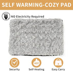 NAMOTEK Self-Warming Cat Bed Indoor/Outdoor Super Soft Self Heating Pet Mat Washable Thermal Pad for Cat & Dog 29x19.6 inch