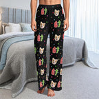 Custom Pajama Pants for Women Men, Personalized 67 Name Photo PJ Family Six Seven Matching Sleep Bottoms Birthday Xmas Gifts