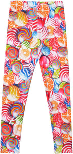 Girl Unicorn Leggings Kid Rainbow Print Legging Tights Trousers Slim Long Pants