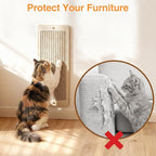 Cat Wall Shelves, Wooden Multi-Level Cat Climbing Furniture, House, Steps, Sisal Scratcher, Perches Bed & Ball, Space-Saving Wall Mounted Cats Shelves for Play & Rest