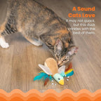 Catstages Flapperz Duck Plush Interactive Catnip Cat Toy