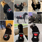 EXPAWLORER Dog Hoodie-Soft and Warm Dog Sweaters, Pet Clothes Autumn Winter Coat Sweatshirt with Christmas Theme Print for Puppy,Cat, Small Medium Large Dogs