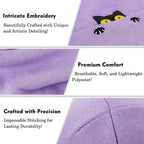 Funny Beanies Warm Knit Hats Fall Winter Black Hip Pop Knit Hat Cap for Women Men