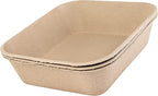 Kitty Sift Disposable Cat Litter Box Jumbo, 6 Count, Durable and Portable for Travel and Home, Eco-Friendly Disposable Litter Box Controls Odor