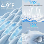 BEAUTYZOO Upgraded Dog Self Cooling Mat Ice Silk Chill Pads for Small Medium Large Dogs Q-MAX＞0.43- Summer Reusable Pet Training Pad - Absorbent Non-Slip Cool Mat for Kennels, Crates, Beds, 18" x 24"