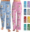 Personalized Face Pajama Pants for Men Women Custom Photo Printed Pajamas Bottoms Trousers Gift for Christmas Birthday