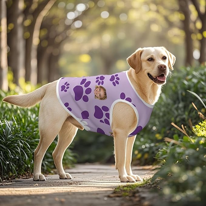 Personalized Matching Dog and Owner Clothes Separately Sold, Custom Face Nightgown for Women Dogs