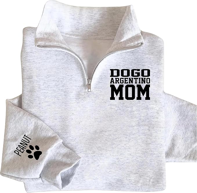 UrbanNEST Custom Dog Mom Sweatshirt, Cute & Cozy Gift for Dog Lovers, Perfect for Pet Moms