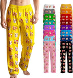 Custom Pajama Pants for Women Men, Personalized 67 Name Photo PJ Family Six Seven Matching Sleep Bottoms Birthday Xmas Gifts