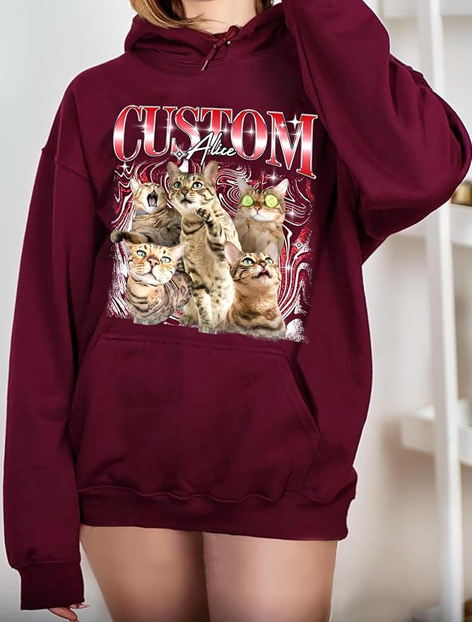 NAZENTI Custom Valentine Shirt Gifts for Boyfriend, Customized Bootleg Rap Tee