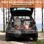 BDEUS 51x35In Extra Large Size Outdoor Dog Bed, Waterproof & Portable Camping Travel Pet Mat, Easy to Clean, Washable Odor Resistant Pet Cooling Pad (Orange)