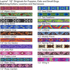LupinePet Originals 1/2" Rain Song Cat Safety Collar with Bell , 8-12"