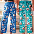 Personalized Face Pajama Pants for Men Women Custom Photo Printed Pajamas Bottoms Trousers Gift for Christmas Birthday