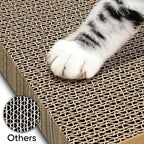 AGYM Cat Scratchers 8 Packs Refill Cat Scratching Pad Cardboard for Indoor Cats and Kitten, Large Size Cat Scratch Pad Board Easy for Cats to Scratch