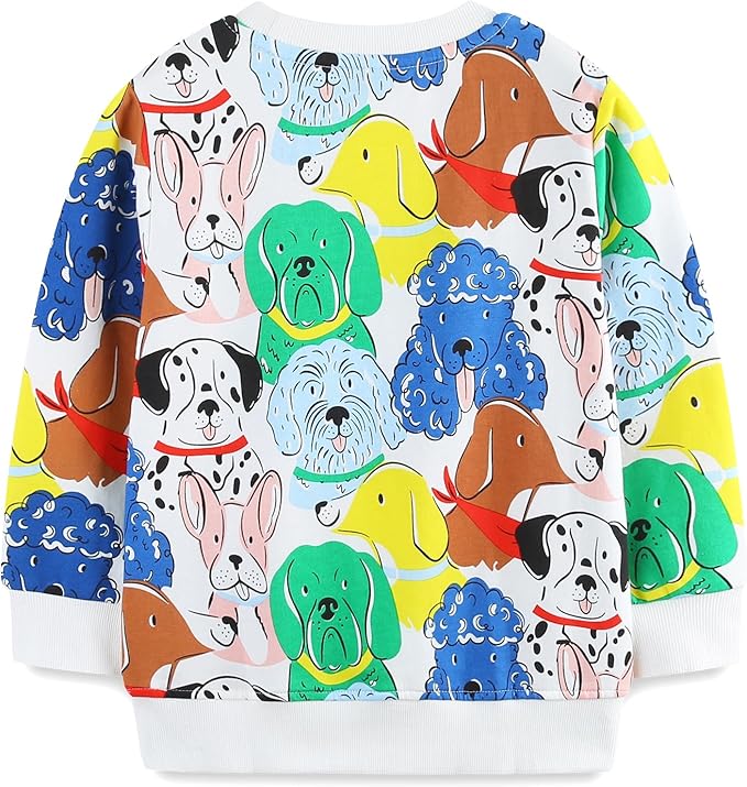 Bumeex Toddler Girl Sweatshirt Clothes Outfit,Cotton Crewneck Christmas Clothing