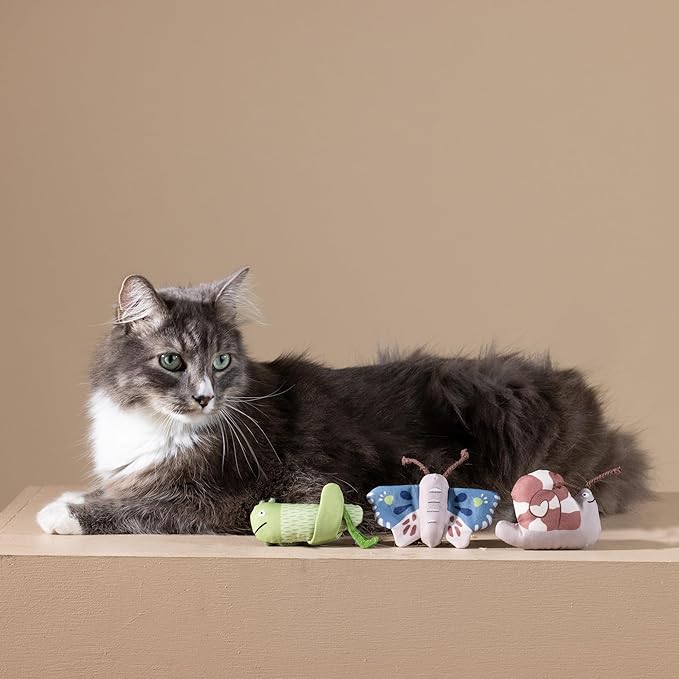 Fringe Studio Catch ME IF You CAN Cat Toy Mini Sets of 3, PetShop Collection (904038)