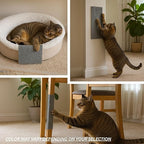 Cat Scratch Mat (6-Pack), 23.6’’ x 11.8’’ Wall Corner Scratcher, Versatile Self-Adhesive Replacement Easy Use for Cat Trees, Cat Wall Furniture, Scratching Posts, and Couch Protection
