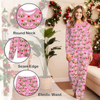Artsadd Personalized Pajamas with Faces for Women Men Custom Christmas Pajamas Gifts for Family Couple, Funny Photo Pjs