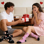 Artsadd Custom Face Socks for Women Men Cat Dog Lovers, Customized Unisex Funny Crew Sock Gifts
