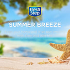 Fresh Step Cat Litter Crystals Deodorizer, Non Toxic Odor Neutralizing Crystals for Litter Boxes that Help Control Smells and Keep Home Areas Fresh, Summer Breeze Scent, 15 Ounce