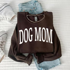 moonloom Dog Mom Sweatshirt, Animal Lover Gift, Custom crewneck with pet name on sleeve