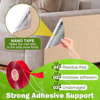 23.6x15.8 Couch Wall Corner Protection for Indoor Cats,Anti Scratch Furniture Protector from Cats Scratching,Trimmable Climbing Cat Scratcher Pad Play Mat Easy Use for Cat Board/Door/Carpet